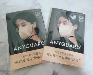 애니가드 셋업메베마스크 (대형 4컬러 + 중형 4컬러) — 5점을 준 리뷰어가 2022년 4월 올린 사용 사진