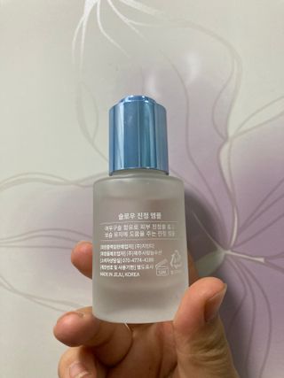 슬로우 스킨스 슬로우 여우구슬 앰플 — 5점을 준 리뷰어가 2021년 4월 올린 사용 사진