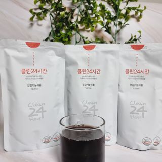 클린24시간 1BOX(5포) + 전용보틀(500ml) — 5점을 준 리뷰어가 2022년 8월 올린 사용 사진