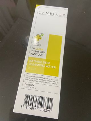 랑벨 내츄럴 딥 클렌징 워터 500ml — 5점을 준 리뷰어가 2022년 6월 올린 사용 사진
