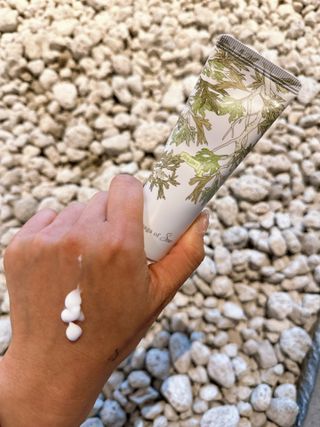 더사가오브수 [사가수] 사계절 원료를 담아내어 진한 보습을 선사하는, 효혜윤 보태니컬 에너지 핸드크림 세트 — 5점을 준 리뷰어가 2023년 3월 올린 사용 사진