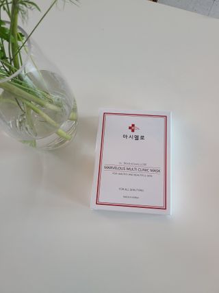 닥터마시멜로 마블러스 멀티 클리닉 마스크 — 4점을 준 리뷰어가 2021년 2월 올린 사용 사진