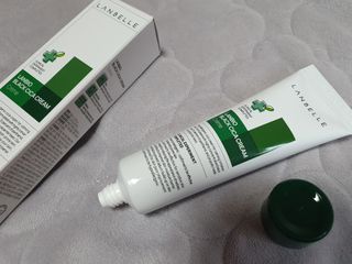 랑벨 랑바이오 블랙 시카 크림 50ml(블랙비 프로폴리스, 시카 4종, 판테놀 10 함유) — 5점을 준 리뷰어가 2022년 4월 올린 사용 사진