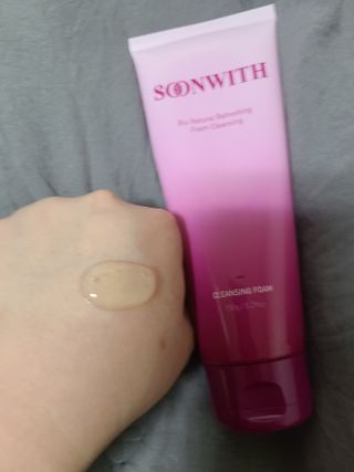 SOONWITH 바이오 내추럴 리프레싱 폼클렌징 — 5점을 준 리뷰어가 2021년 5월 올린 사용 사진