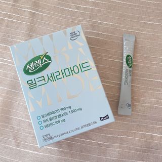 셀렉스스포츠 셀렉스 밀크세라마이드 저분자피쉬콜라겐 28포 X 1박스 — 5점을 준 리뷰어가 2021년 5월 올린 사용 사진
