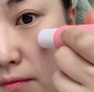 스킨큐어 산다화 카멜리아 안티 링클 멀티밤 — 4.5점을 준 리뷰어가 2022년 4월 올린 사용 사진