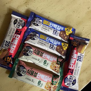 이지프로틴바 3종x각 2ea (고단백질바, 멀티단백질바, 식물성단백질바) — 5점을 준 리뷰어가 2024년 3월 올린 사용 사진