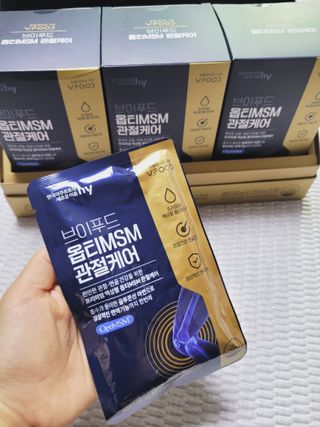 [브이푸드] 옵티MSM 관절케어 (70ml x30포) — 5점을 준 리뷰어가 2022년 6월 올린 사용 사진