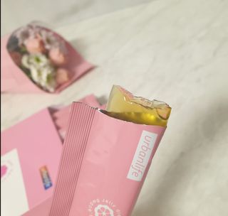 주식회사 얼굴반쪽 [얼굴반쪽 가르시니아 2,800mg] x 14포 1주 젤리 다이어트 보조제 체지방감소 — 3점을 준 리뷰어가 2021년 11월 올린 사용 사진