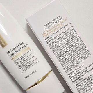 하이브리온 [쿠팡]멜라제로 시카엑소좀 크림 50ml PDRN 줄기세포 주름 미백기능성 피부과 병원입점, 1개, 50g — 5점을 준 리뷰어가 2025년 7월 올린 사용 사진