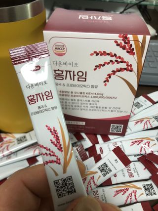 하루 1포로 콜레스테롤, 유산균, 고역가 소화효소까지 한번에 섭취! 다온바이오 홍자임 1개월분(30포) — 5점을 준 리뷰어가 2022년 12월 올린 사용 사진