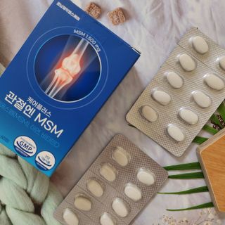 [경남제약헬스케어]케어플러스 관절엔 MSM 1000mg 60정/1개월분/관절/뼈/연골 영양/비타민D+아연/1일2정 — 5점을 준 리뷰어가 2024년 1월 올린 사용 사진