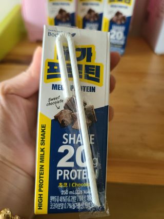 바디랩 프로틴음료 단백질쉐이크 메가프로틴 — 5점을 준 리뷰어가 2022년 4월 올린 사용 사진