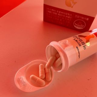 메이준뉴트리 메이준쎌 편안해질 여성유산균 — 4점을 준 리뷰어가 2021년 2월 올린 사용 사진