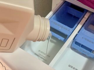 마더케이 디아 프리미엄 아기세제&섬유유연제 — 4.5점을 준 리뷰어가 2021년 10월 올린 사용 사진