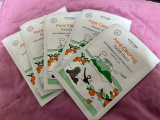 세뚜아(Cettua) [세뚜아] 포어 클리어링 마스크 Cettua Pore Clearing facial mask 5매 — 5점을 준 리뷰어가 2024년 2월 올린 사용 사진