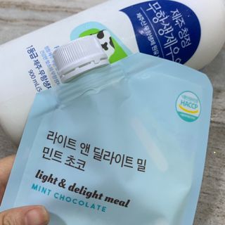 아므_이너뷰티 라이트 앤 딜라이트 밀 민트 초코 — 5점을 준 리뷰어가 2021년 8월 올린 사용 사진