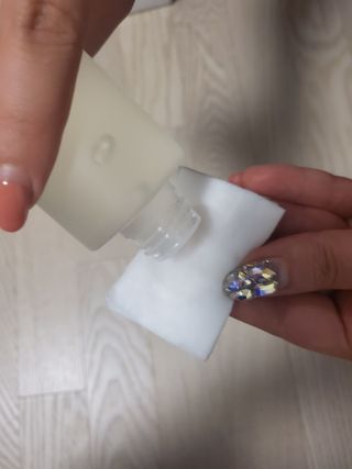 슬로우 스킨스 슬로우 화산송이 클렌징 워터 — 5점을 준 리뷰어가 2021년 4월 올린 사용 사진
