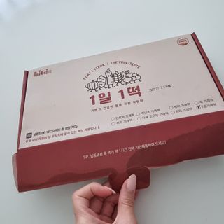 푸디푸디 1일1떡  가래떡 낱개포장 아침식사 식사대용 7종 세트 혼합 (14개입) — 5점을 준 리뷰어가 2022년 6월 올린 사용 사진