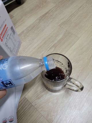 클린24시간 1BOX(5포) + 전용보틀(500ml) — 5점을 준 리뷰어가 2022년 9월 올린 사용 사진