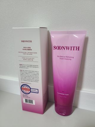 SOONWITH 바이오 내추럴 리프레싱 폼클렌징 — 5점을 준 리뷰어가 2021년 3월 올린 사용 사진