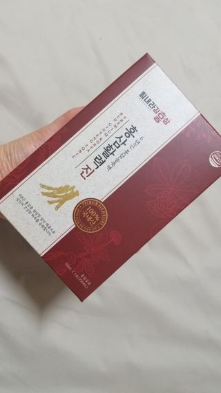 힘내라김홍삼 홍삼활력진 50ml x 5포 — 2점을 준 리뷰어가 2021년 3월 올린 사용 사진
