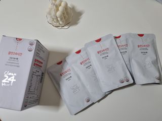클린24시간 1BOX(5포) + 전용보틀(500ml) — 5점을 준 리뷰어가 2022년 10월 올린 사용 사진