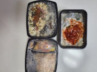 직탁 식단관리 3종 도시락(꼬막 듬뿍 곤드레비빔밥, 알리오올리오 불고기오믈렛, 매콤쭈꾸미 시래기유채밥) — 5점을 준 리뷰어가 2022년 6월 올린 사용 사진