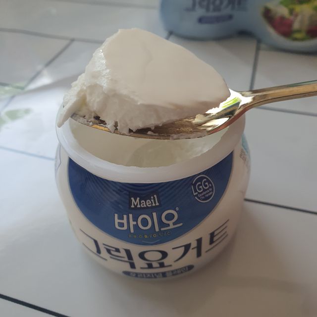 매일바이오 그릭요거트 오리지널 플레인 4개, 로스터리 커피믹스 4개 리뷰 사진