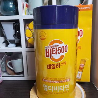 광동생활건강 프리 [광동] VB와 VC를 함유한 멀티 비타민 비타 500 데일리 스틱 180포 — 5점을 준 리뷰어가 2022년 6월 올린 사용 사진