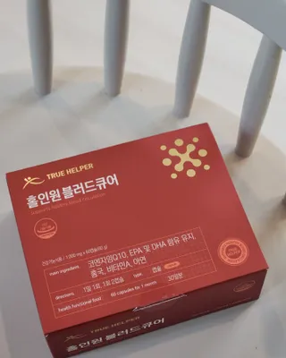 트루헬퍼 홀인원 블러드큐어 혈행+혈압+콜레스테롤 한번에 1박스 1개월 — 5점을 준 리뷰어가 2023년 2월 올린 사용 사진
