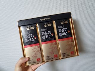 서울약사신협_투데이홍삼정플러스스틱_10g x 30포 — 5점을 준 리뷰어가 2021년 7월 올린 사용 사진