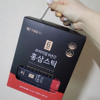 [푸름웰니스] 프리미엄 6년근 홍삼스틱 3mg x 100포 — 5점을 준 리뷰어가 2022년 4월 올린 사용 사진