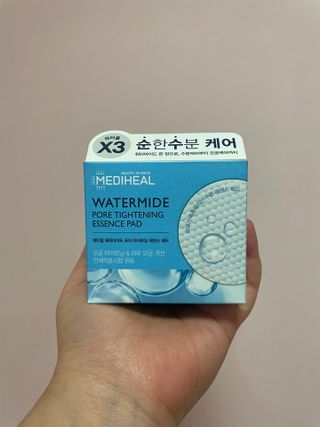 메디힐 워터마이드 포어 타이트닝 에센스 패드 — 4점을 준 리뷰어가 2021년 8월 올린 사용 사진