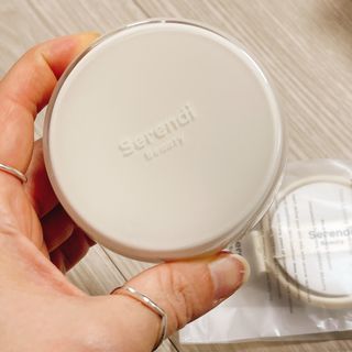 세렌디뷰티 퍼펙트 에어리 래디언스 쿠션 — 4.5점을 준 리뷰어가 2022년 1월 올린 사용 사진