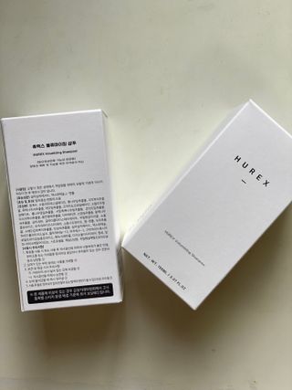 [HUREX] 휴렉스 볼류마이징 탈모완화 기능성 샴푸 150ml x 2개 — 5점을 준 리뷰어가 2021년 9월 올린 사용 사진