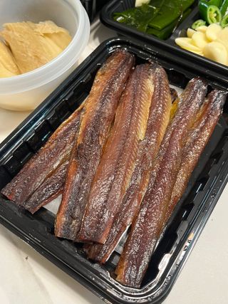 마라도푸드 포항 구룡포 햇 과메기 야채세트 마라도회식당 꽁치 — 5점을 준 리뷰어가 2023년 10월 올린 사용 사진