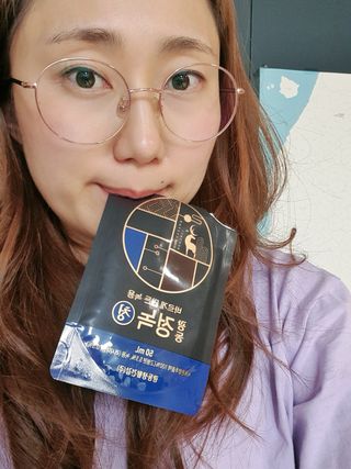 [광동생활건강] 광동정녹청 30포 — 5점을 준 리뷰어가 2021년 10월 올린 사용 사진