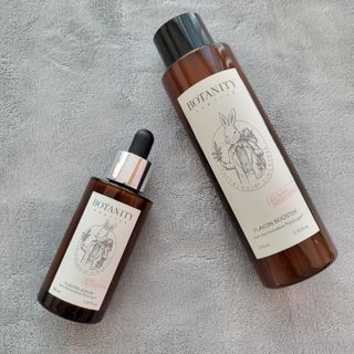 보타니티 [홍]조[진]정[결]케어 플라본 부스터 210ml / 플라본 세럼 50ml — 3점을 준 리뷰어가 2022년 7월 올린 사용 사진