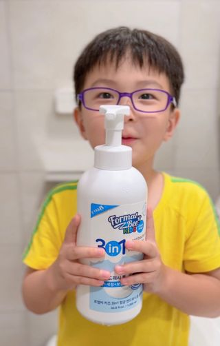 포멀비 키즈 3in1 항균 핸드워시 폼 클린솝향 1000ml — 5점을 준 리뷰어가 2025년 8월 올린 사용 사진