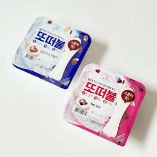 남양유업 또깍 접어 떠먹는 불가리스 2종 — 5점을 준 리뷰어가 2021년 1월 올린 사용 사진