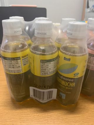 더그레잇티 콤부차 [매일유업] 더그레잇티 44kcal 콤부차 300ml *12개입 (오리지널 6개+베리리치 6개) — 5점을 준 리뷰어가 2023년 8월 올린 사용 사진