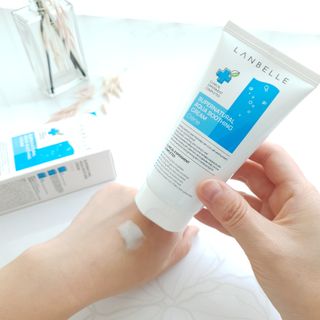 랑벨 수퍼내츄럴 아쿠아 수딩 크림 100ml — 5점을 준 리뷰어가 2022년 5월 올린 사용 사진