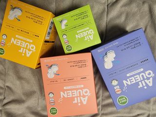 에어퀸 뉴브레스 유기농 생리대 4종 (팬티라이너 20P + 중형 10P + 대형 10P + 오버나이트 8P)_체험단 2차 — 4.5점을 준 리뷰어가 2024년 11월 올린 사용 사진