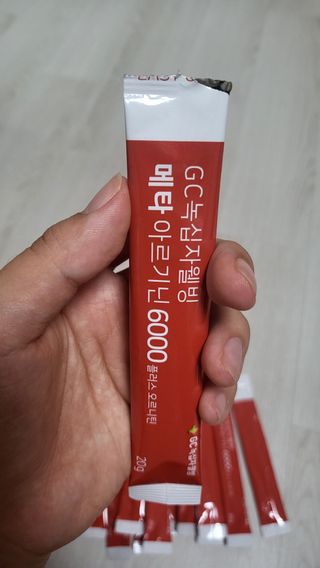 메타아르기닌 GC녹십자웰빙 메타 아르기닌 6000 플러스 오르니틴 — 5점을 준 리뷰어가 2022년 10월 올린 사용 사진