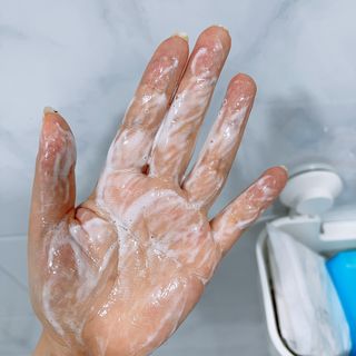 방방곳곳 편림초 마이크로바이옴 샴푸 — 4.5점을 준 리뷰어가 2022년 7월 올린 사용 사진