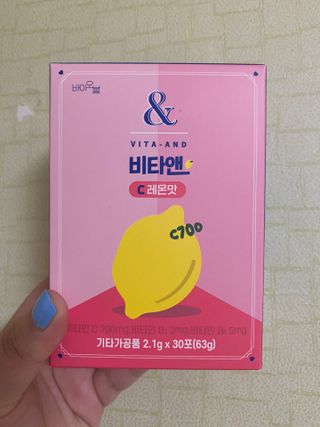 비타앤C 레몬맛, 망고맛 — 4점을 준 리뷰어가 2021년 6월 올린 사용 사진