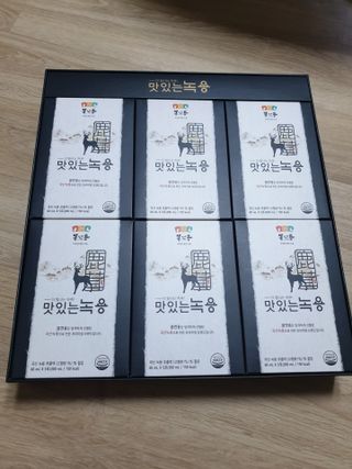 [몸엔용] 과일을 넣어 국산녹용을 맛있게 60ml x 30포 — 4.5점을 준 리뷰어가 2021년 6월 올린 사용 사진