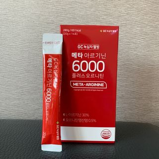 메타아르기닌 GC녹십자웰빙 메타 아르기닌 6000 플러스 오르니틴 — 3점을 준 리뷰어가 2022년 6월 올린 사용 사진