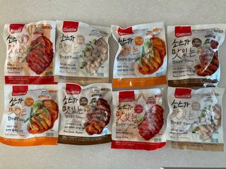 굽네몰 [굽네] 소스가 맛있는 닭가슴살 슬라이스 4종 — 5점을 준 리뷰어가 2021년 11월 올린 사용 사진